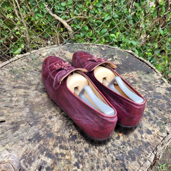 Size 10 D Pierre Cardan Vintage Tassel Loafers - Picture 5 of 10